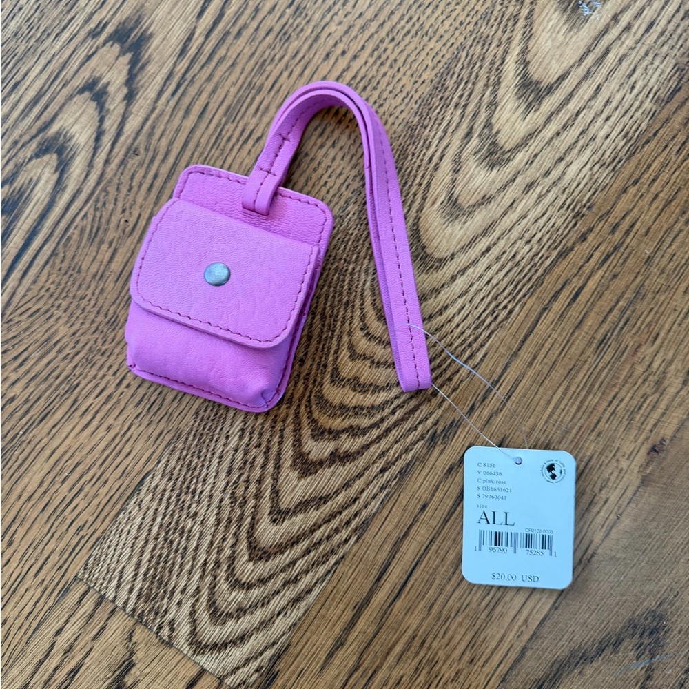 Free people Pink Mini Pouch nwt